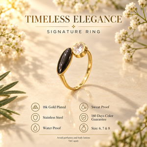 Rings Gold-Tone Polished Crystal-Studded Band Ring