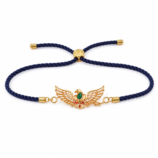 Rakhi Stone-Studded Garuda Motif Religious Rakhi
