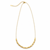 Chain 18K Gold-Plated Paperclip Link Chain with Rectangular Accent Details