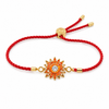Rakhi Stone-Studded Sun Chakra Motif Design Rakhi