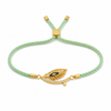 Rakhi Stone-Studded Feather Motif Charm Design Rakhi