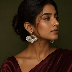 Earrings Gold-Tone Brilliant Round Crystal Hoop Earrings - House of Viya