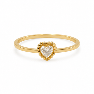 Anti tranish Gold plated Green plated 2 Circel between 1 Square Rings for adults - 1PC