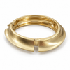 Kadas Gold-Tone Metallic Broad Kada