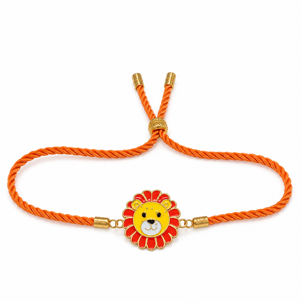 Rakhi Lion Motif Animal Charm Kids Character Rakhi