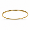 Kadas Gold-Tone Vertical Grooved Textured Kada Bangle for Women