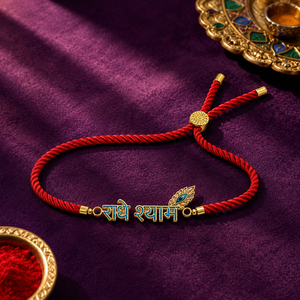 Rakhi Radhe Shyam Krishna Motif Religious Traditional Rakhi