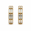 Earrings Gold-Tone Vintage Chandelier Crystal Earrings