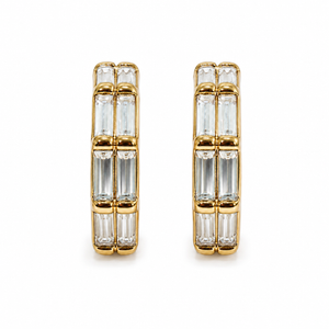 Earrings Gold-Tone Vintage Chandelier Crystal Earrings - House of Viya