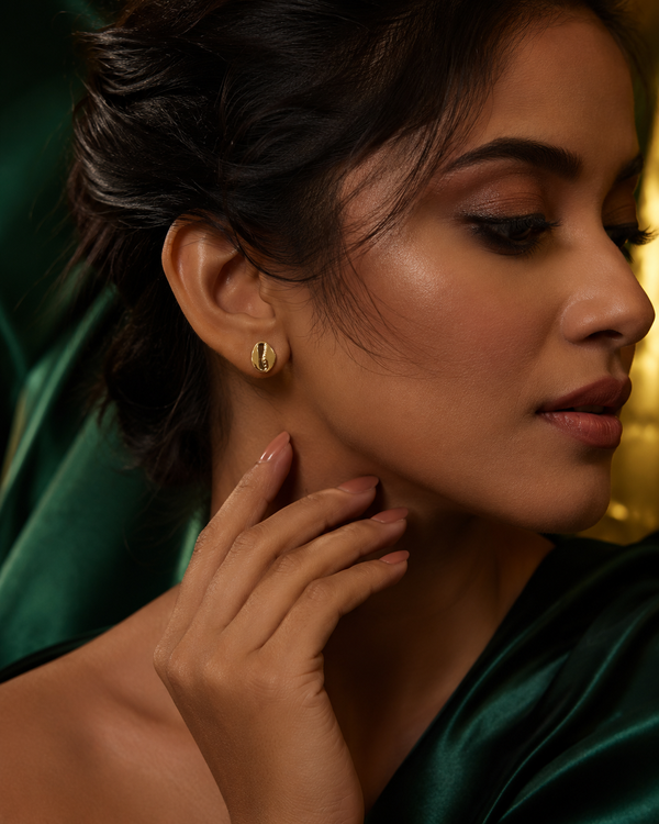 Earrings Gold-Tone Floral, Leaf & Clover Stud Earrings Set of 3 Pairs