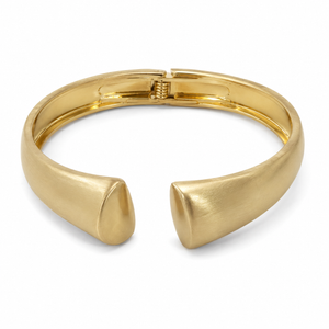 Kadas Gold-Tone Modern Broad Kada