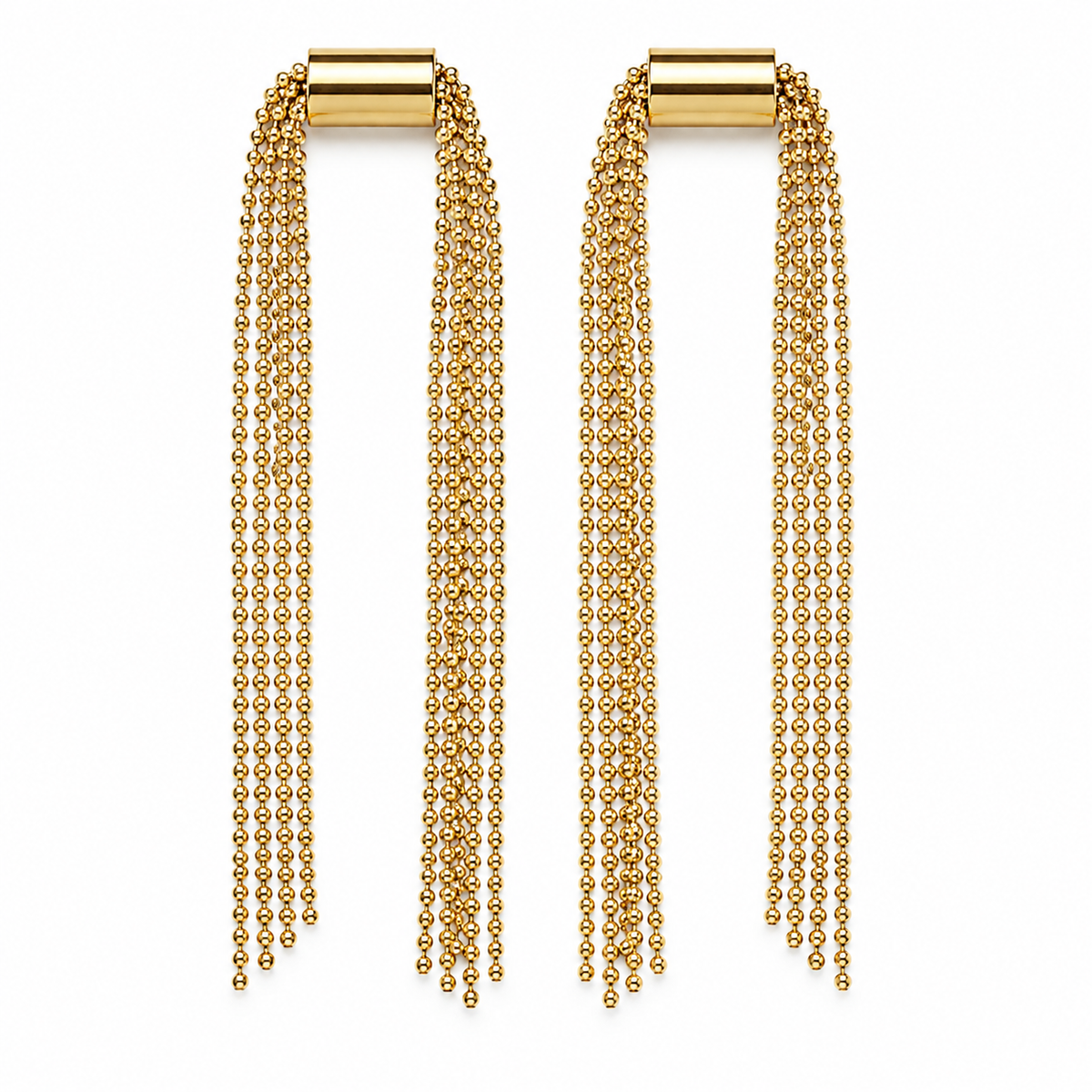 Earrings Gold-Tone Marquise Crystal Elongated Earrings