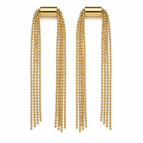 Earrings Gold-Tone Marquise Crystal Elongated Earrings - House of Viya