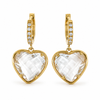 Earrings Gold-Tone Coral Cluster Stud Earrings
