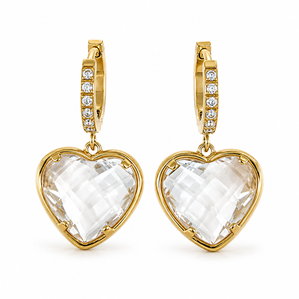Earrings Gold-Tone Coral Cluster Stud Earrings - House of Viya