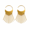 Earrings Gold-Tone Nested Square Geometric Earrings