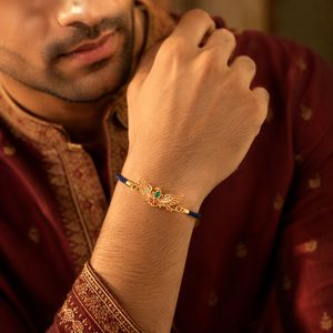Rakhi Stone-Studded Garuda Motif Religious Rakhi