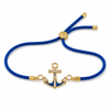 Rakhi Stone-Studded Anchor Motif Design Rakhi