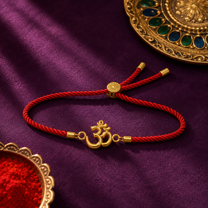 Rakhi Om Motif Religious Spiritual Traditional Rakhi