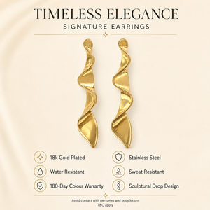 Earrings Gold-Tone Mixed Facet Multi-Stone Earrings - House of Viya
