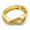 Kadas Gold-Tone Textured Broad Kada