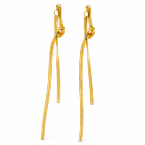 Earrings Gold-Tone Windmill Geometric Crystal Earrings - House of Viya